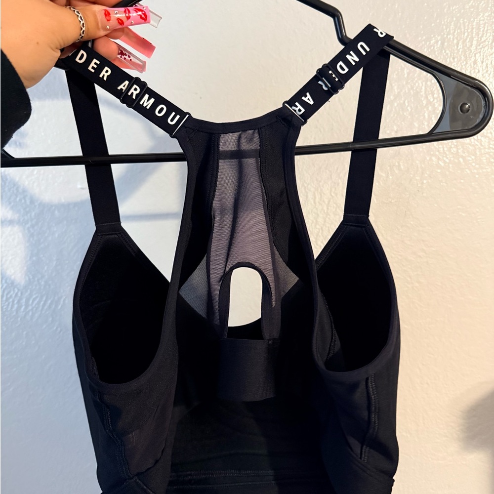 Under Armour Black Strappy Sports Bra